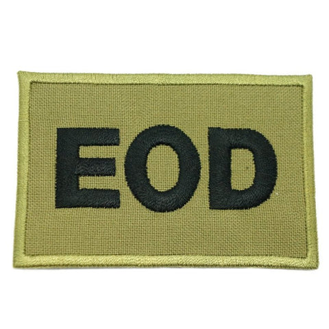EOD CALL SIGN PATCH - OLIVE GREEN