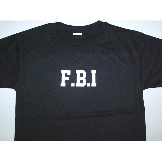HGS T-SHIRT - F.B.I (WHITE PRINT) - Hock Gift Shop | Army Online Store in Singapore