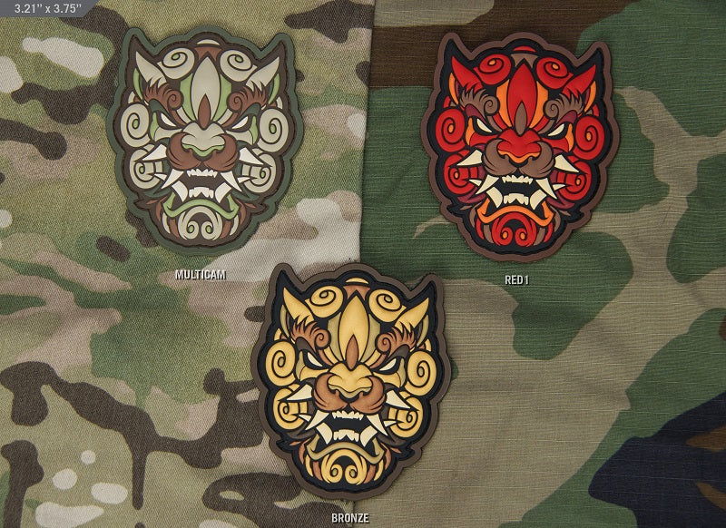 MSM FOO DOG HEAD 1 PVC - MULTICAM