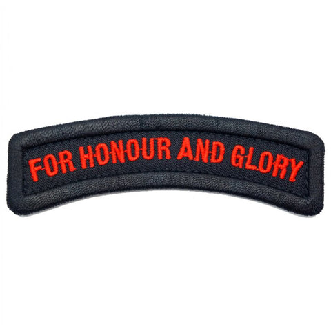 FOR HONOUR AND GLORY TAB - BLACK RED