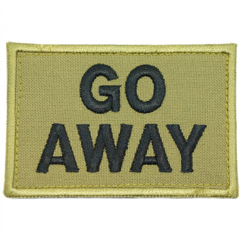 GO AWAY PATCH - OLIVE GREEN