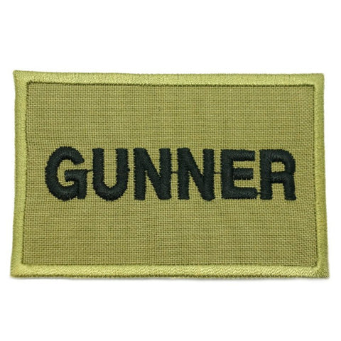 GUNNER CALL SIGN PATCH - OLIVE GREEN