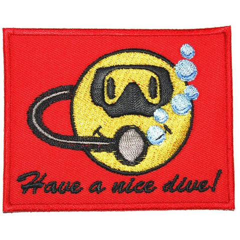 HAVE A NICE DIVE PATCH - RED