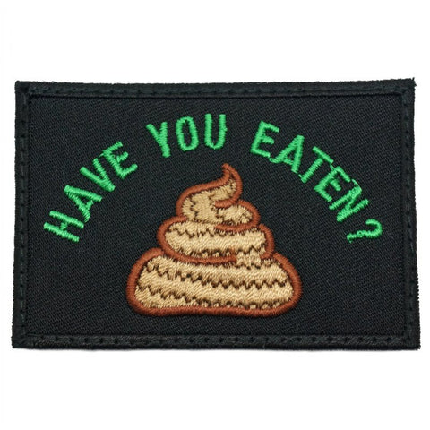 HAVE YOU EATEN PATCH - BLACK