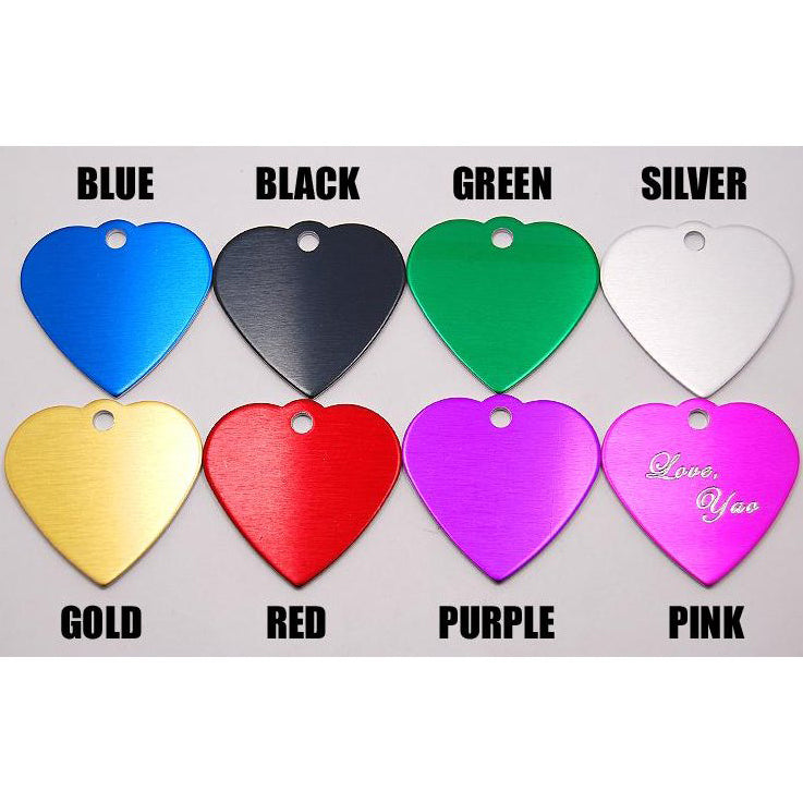HEART TAG (ALUMINIUM)