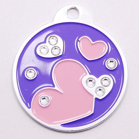 HEARTS PET TAG