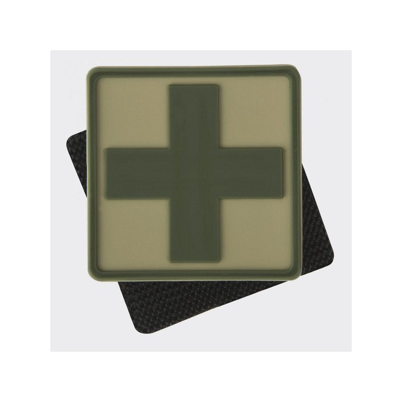 HELIKON-TEX MEDIC CROSS PVC PATCH - KHAKI