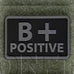 HELIKON-TEX PVC BLOOD PATCH - B POS - BLACK - Hock Gift Shop | Army Online Store in Singapore