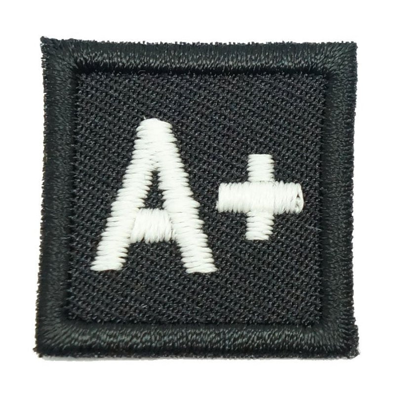 HGS BLOOD GROUP 1" PATCH, A+ (BLACK) - Hock Gift Shop | Army Online Store in Singapore