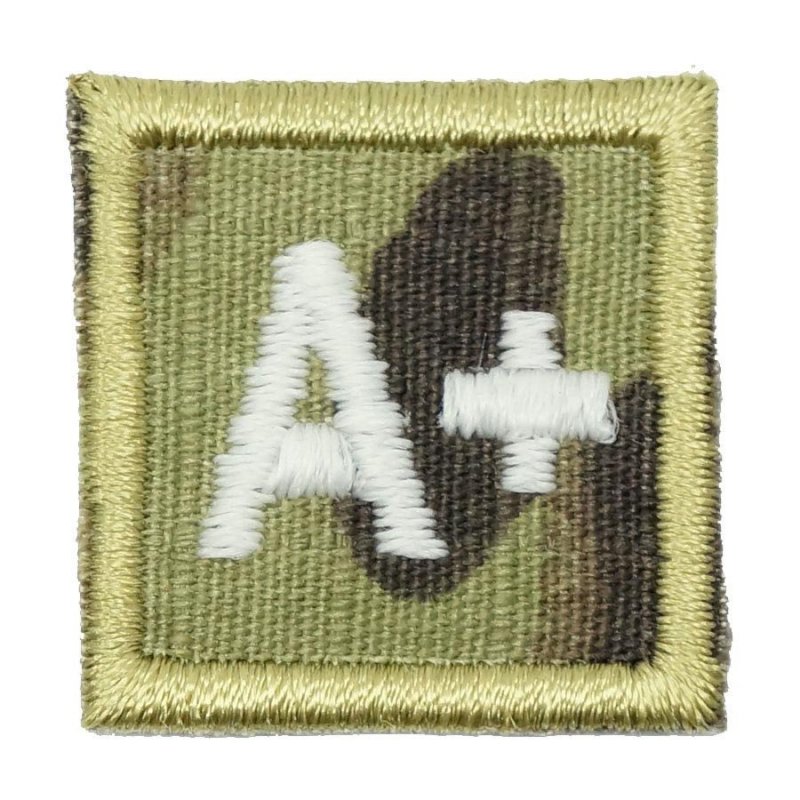 HGS BLOOD GROUP 1" PATCH, A+ (MULTICAM) - Hock Gift Shop | Army Online Store in Singapore