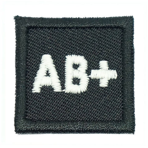 HGS BLOOD GROUP 1" PATCH, AB+ (BLACK) - Hock Gift Shop | Army Online Store in Singapore