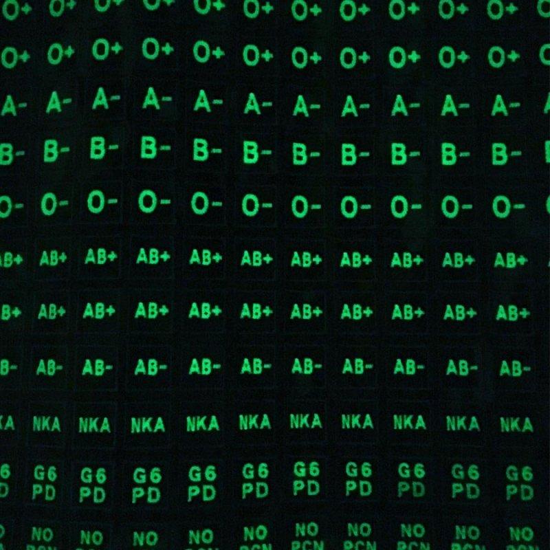 HGS BLOOD GROUP 1" PATCH, NO PCN (MULTICAM)