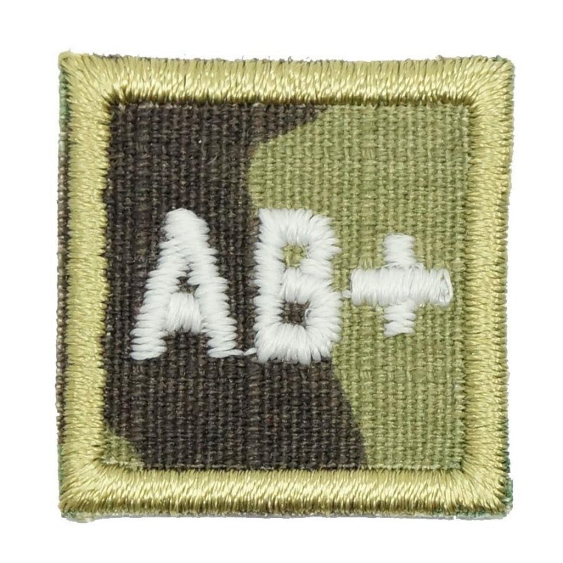 HGS BLOOD GROUP 1" PATCH, AB+ (MULTICAM) - Hock Gift Shop | Army Online Store in Singapore