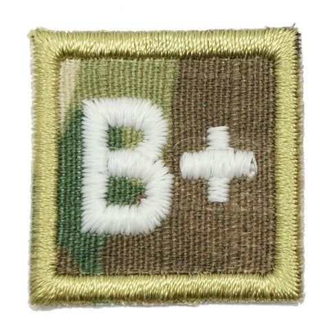 HGS BLOOD GROUP 1" PATCH, B+ (MULTICAM) - Hock Gift Shop | Army Online Store in Singapore