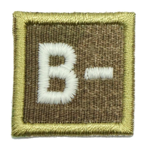 HGS BLOOD GROUP 1" PATCH, B- (MULTICAM) - Hock Gift Shop | Army Online Store in Singapore