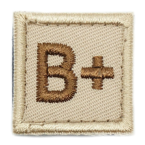 HGS BLOOD GROUP 1" PATCH, B+ (KHAKI) - Hock Gift Shop | Army Online Store in Singapore