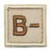HGS BLOOD GROUP 1" PATCH, B- (KHAKI) - Hock Gift Shop | Army Online Store in Singapore