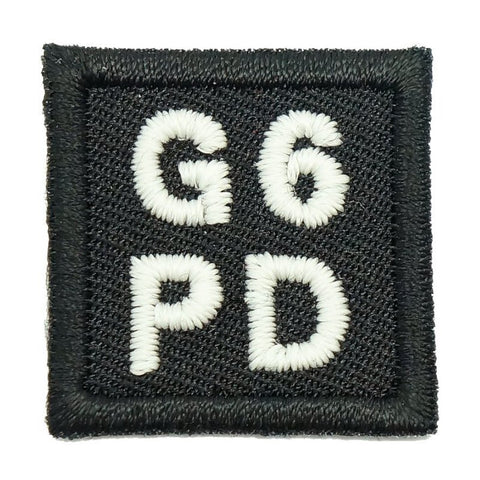 HGS BLOOD GROUP 1" PATCH, G6PD (BLACK) - Hock Gift Shop | Army Online Store in Singapore