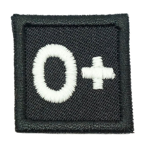 HGS BLOOD GROUP 1" PATCH, O+ (BLACK) - Hock Gift Shop | Army Online Store in Singapore