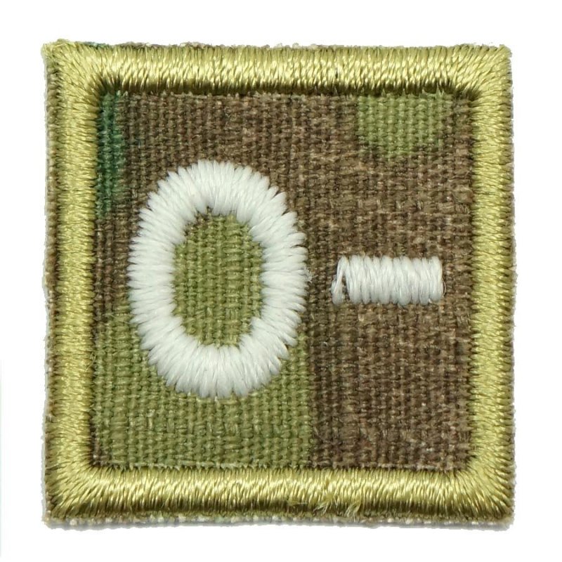 HGS BLOOD GROUP 1" PATCH, O- (MULTICAM) - Hock Gift Shop | Army Online Store in Singapore