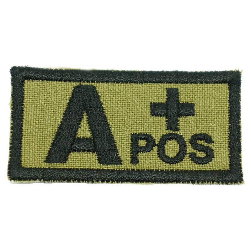 HGS BLOOD GROUP PATCH - A POSITIVE (OLIVE GREEN) - Hock Gift Shop | Army Online Store in Singapore