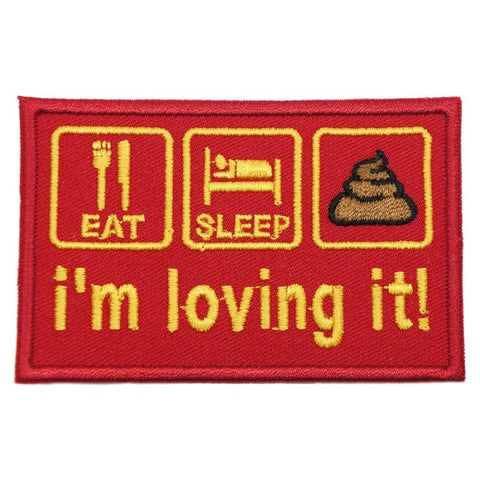 I'M LOVING IT PATCH - RED - Hock Gift Shop | Army Online Store in Singapore