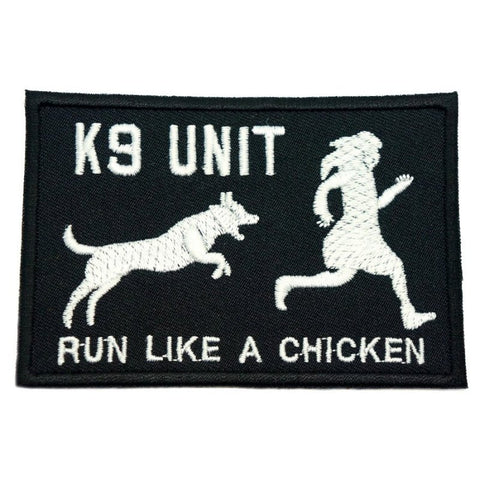RUN LIKE A CHICKEN PATCH - BLACK - Hock Gift Shop | Army Online Store in Singapore