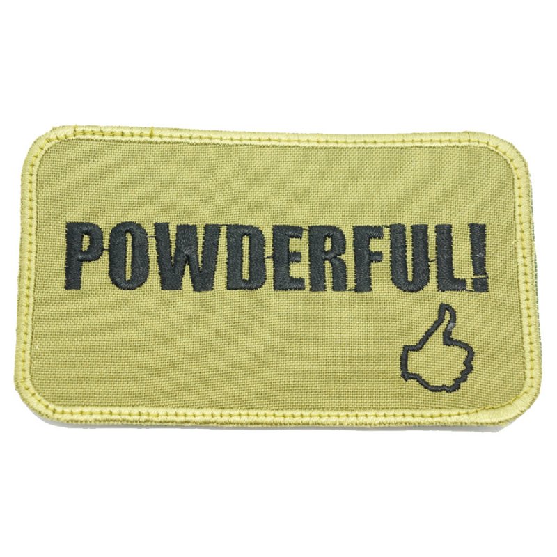 POWDERFUL PATCH - OLIVE GREEN - Hock Gift Shop | Army Online Store in Singapore