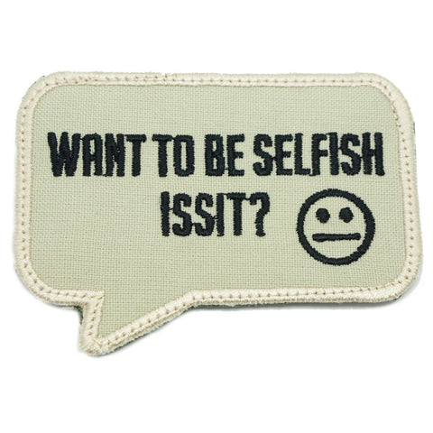 SELFISH PATCH - SAND - Hock Gift Shop | Army Online Store in Singapore