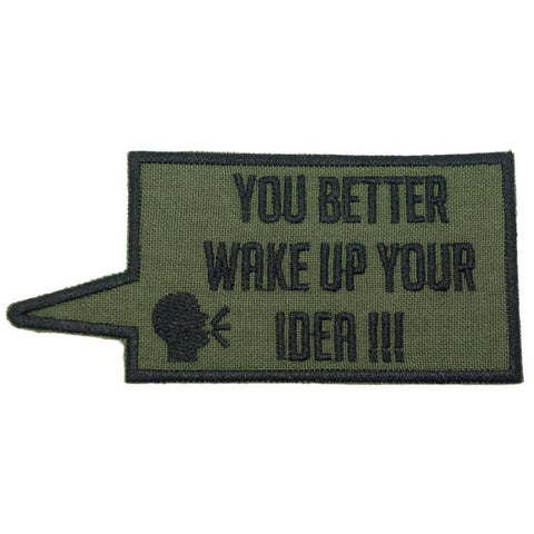 WAKE UP YOUR IDEA PATCH - OD GREEN - Hock Gift Shop | Army Online Store in Singapore