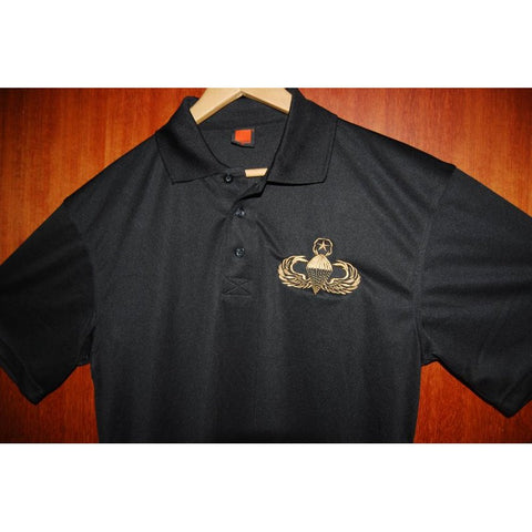 HGS POLO T-SHIRT - US MASTER PARACHUTIST - Hock Gift Shop | Army Online Store in Singapore