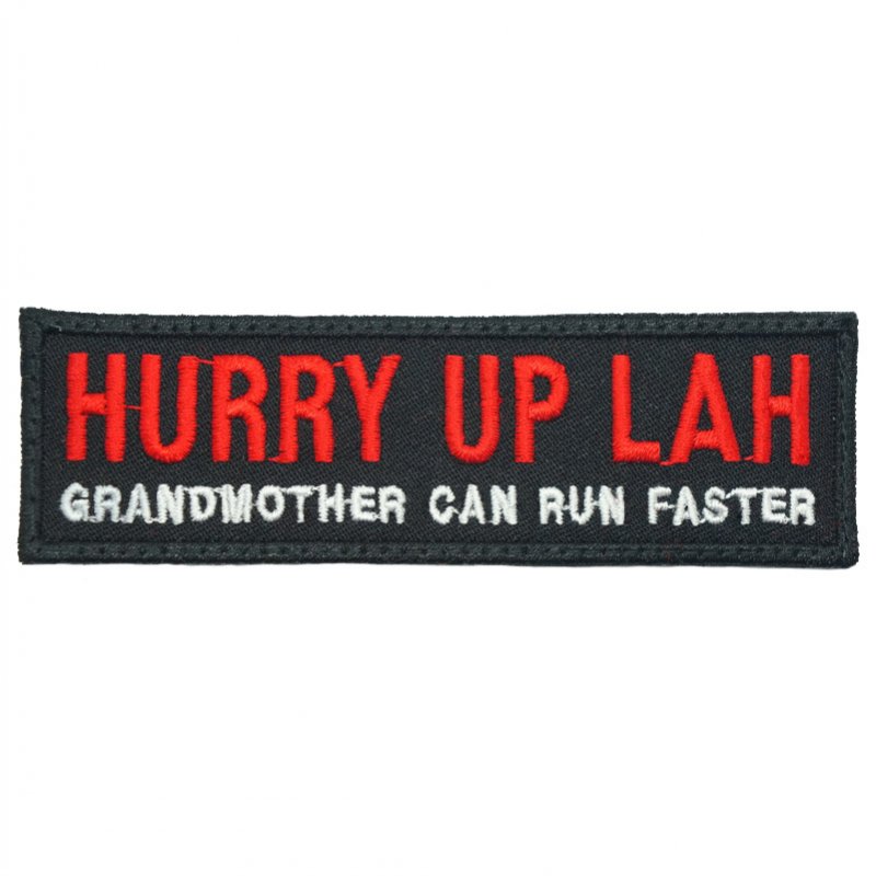 HURRY UP LAH - BLACK RED - Hock Gift Shop | Army Online Store in Singapore