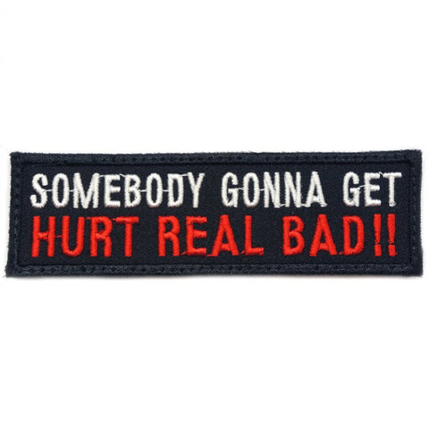 HURT REAL BAD PATCH - BLACK RED - Hock Gift Shop | Army Online Store in Singapore