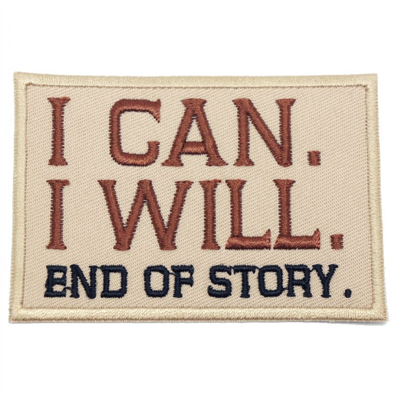 I CAN. I WILL. PATCH - BROWN - Hock Gift Shop | Army Online Store in Singapore