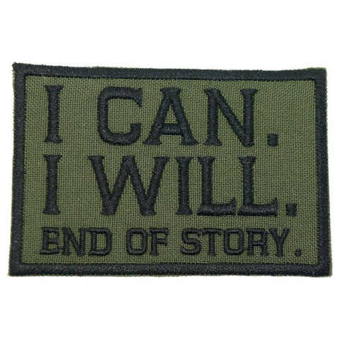 I CAN. I WILL. PATCH - OD GREEN - Hock Gift Shop | Army Online Store in Singapore