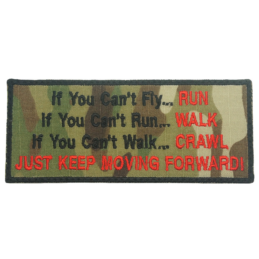 JUST KEEP MOVING FORWARD PATCH - MULTICAM