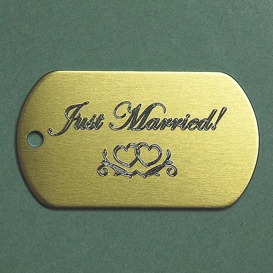 JUST MARRIED! DOG TAG - Hock Gift Shop | Army Online Store in Singapore