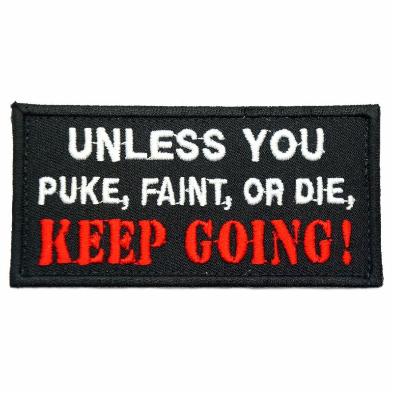 KEEP GOING PATCH - BLACK - Hock Gift Shop | Army Online Store in Singapore