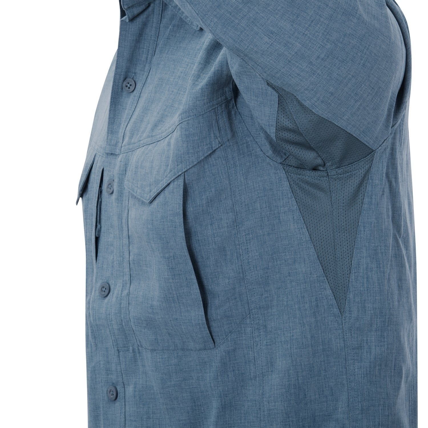 HELIKON-TEX DEFENDER MK2 GENTLEMAN SHIRT - MELANGE LIGHT BLUE