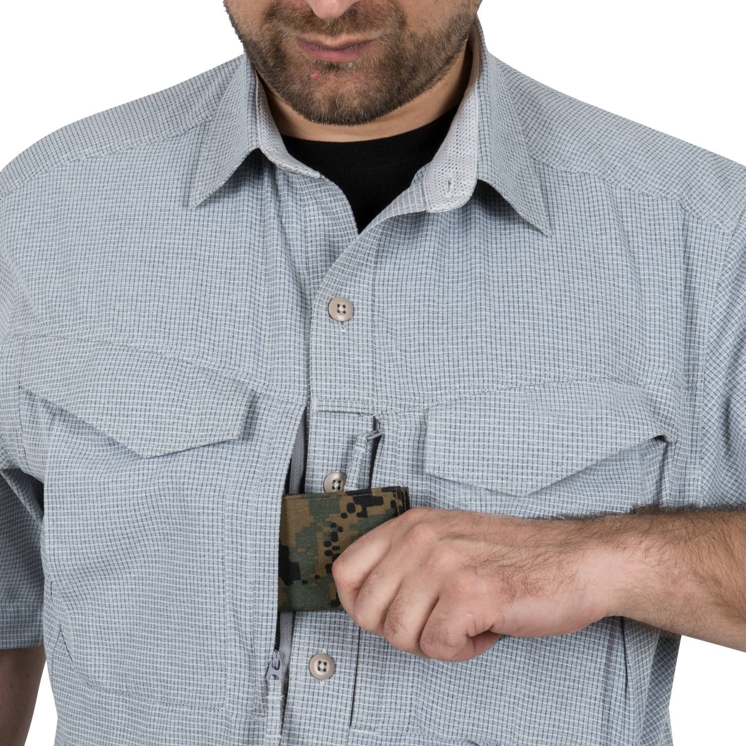 HELIKON-TEX DEFENDER MK2 ULTRALIGHT SHIRT SHORT SLEEVE - SAGE GREEN