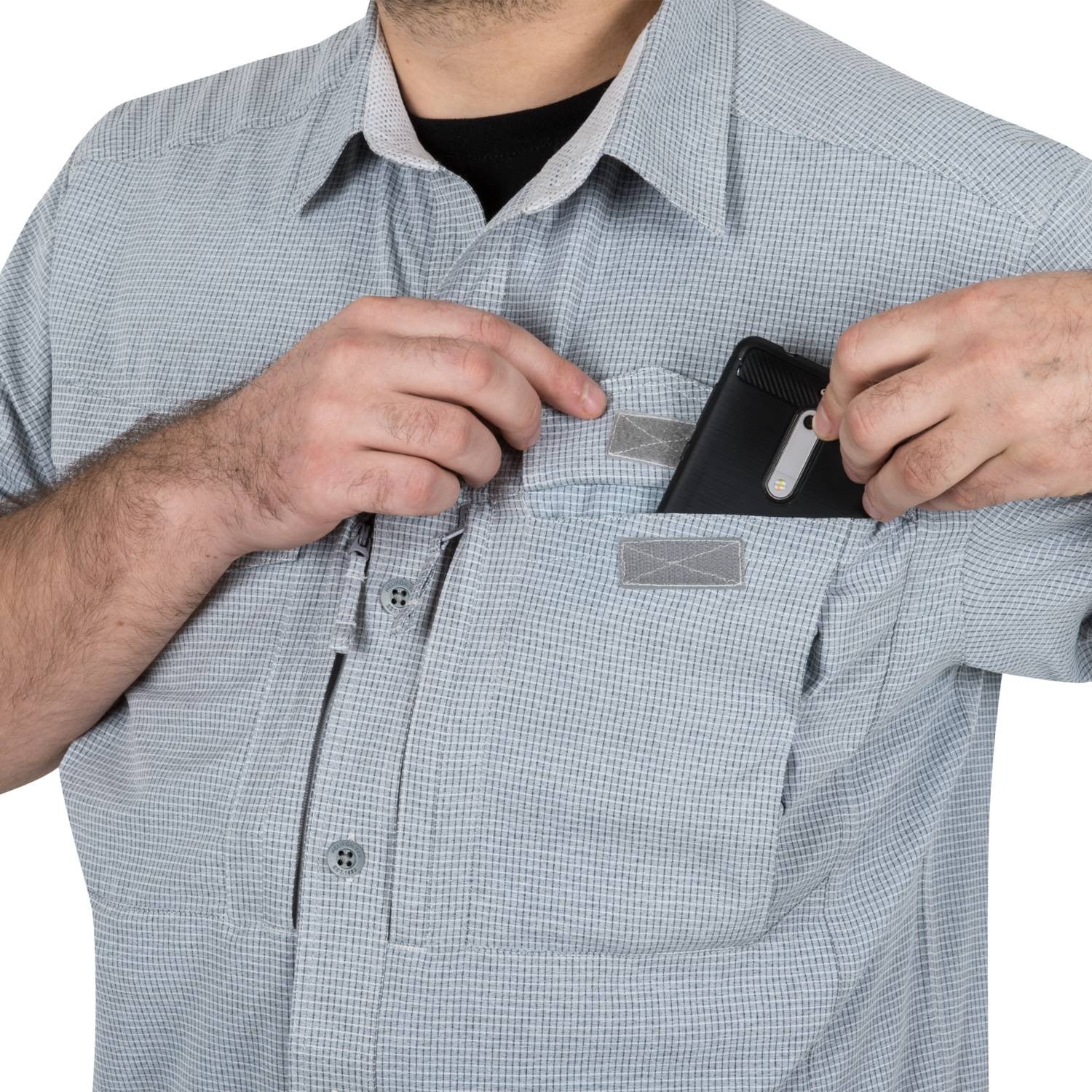 HELIKON-TEX DEFENDER MK2 ULTRALIGHT SHIRT SHORT SLEEVE - SILVER MINK