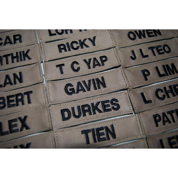 LBV NAME TAG PIECE (BOLD FONT, VELCRO BACKING)
