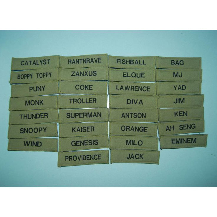 Army name badges selling sale - Main Image