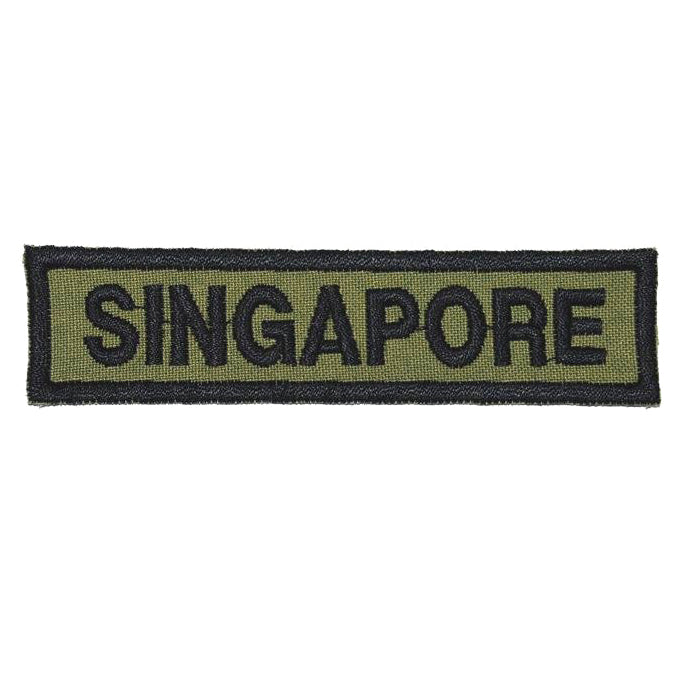 LBV SINGAPORE COUNTRY TAG - OLIVE GREEN - Hock Gift Shop | Army Online Store in Singapore