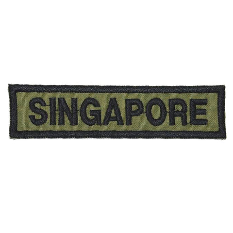 LBV SINGAPORE COUNTRY TAG - OLIVE GREEN - Hock Gift Shop | Army Online Store in Singapore