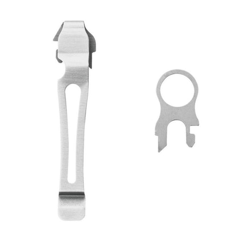 LEATHERMAN POCKET CLIP & LANYARD RING - SILVER - Hock Gift Shop | Army Online Store in Singapore