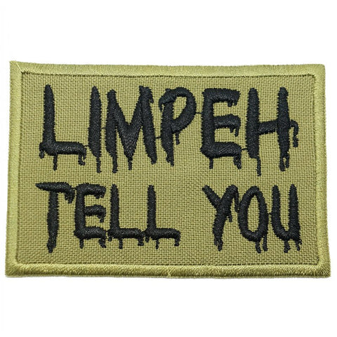 LIMPEH TELL YOU PATCH - OLIVE GREEN - Hock Gift Shop | Army Online Store in Singapore