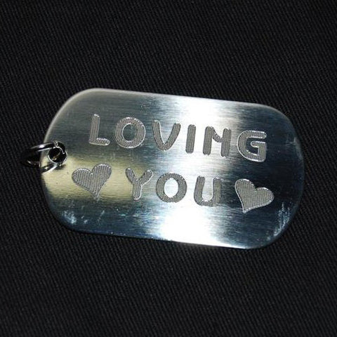 LOVING YOU DOG TAG - Hock Gift Shop | Army Online Store in Singapore