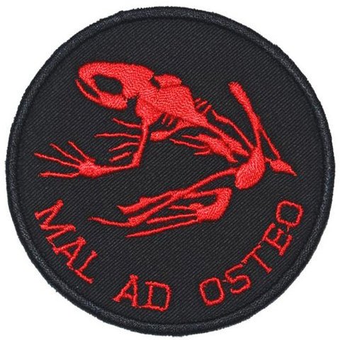 MAL AD OSTEO PATCH - BLACK RED - Hock Gift Shop | Army Online Store in Singapore