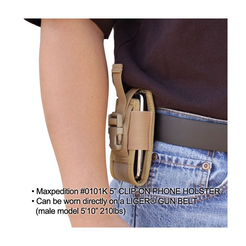 MAXPEDITION 5" CLIP ON PHONE HOLSTER - FOLIAGE GREEN - Hock Gift Shop | Army Online Store in Singapore